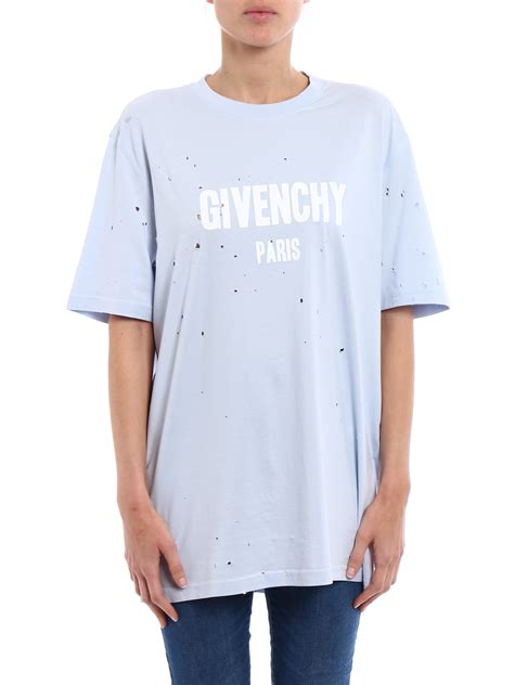 givenchy baby blue t shirt